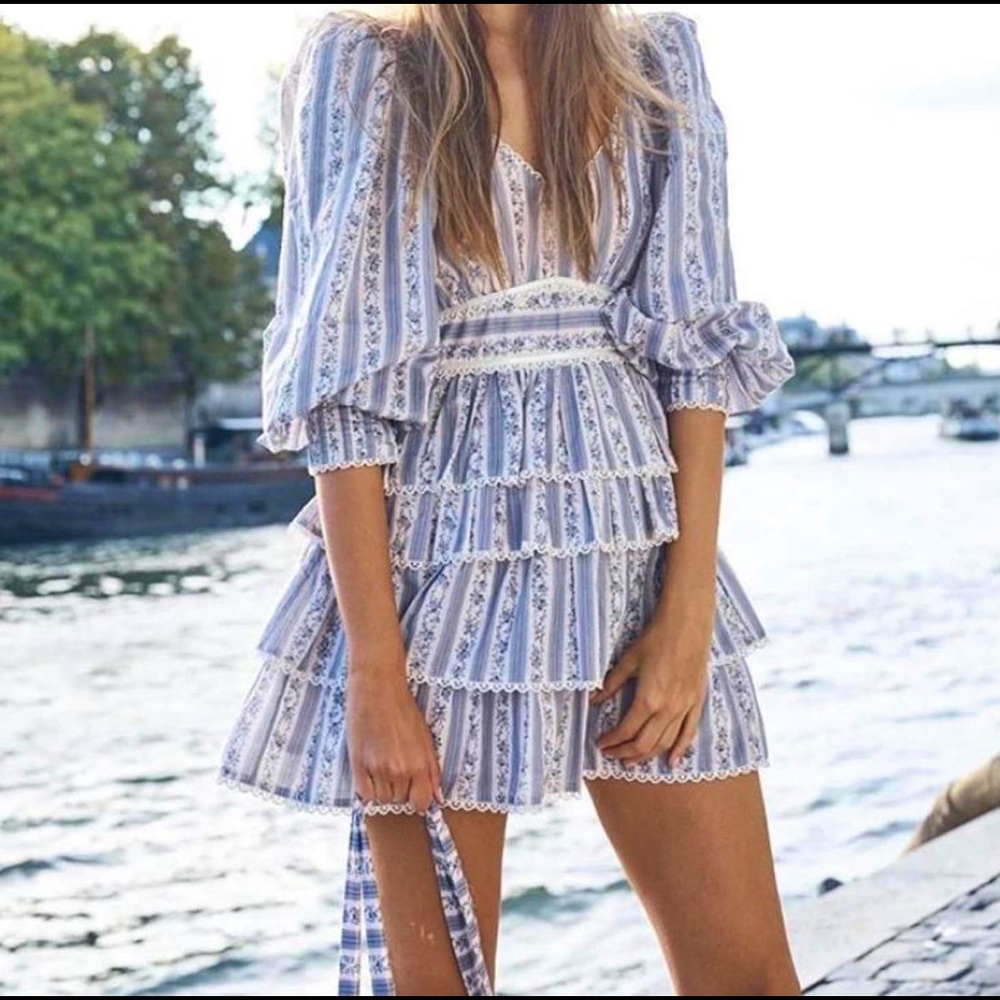 LoveShackFancy Astor Dress, 00
